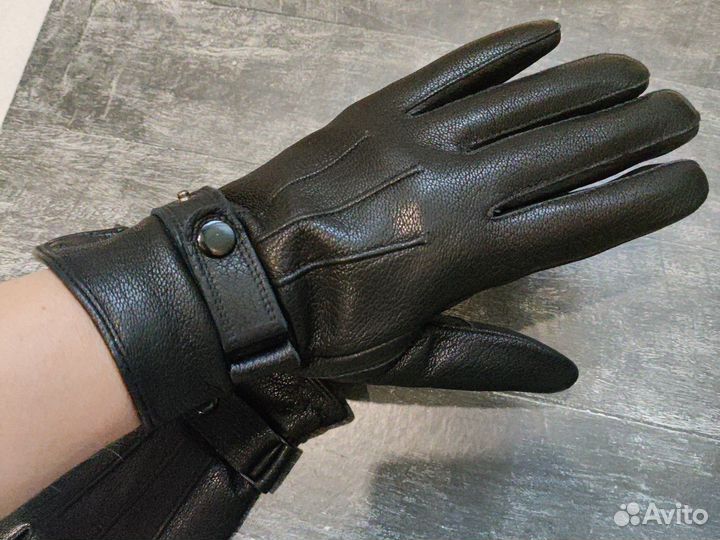 Мужские кожаные перчатки