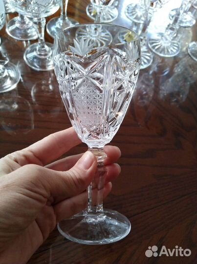 Фужеры хрустальные