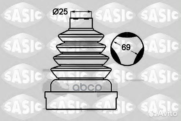 Пыльник шруса renault logan/sandero/laguna II 0