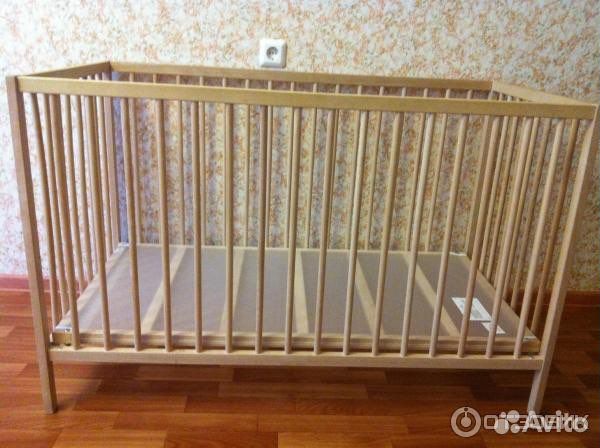 Детская кровать IKEA с матрасом