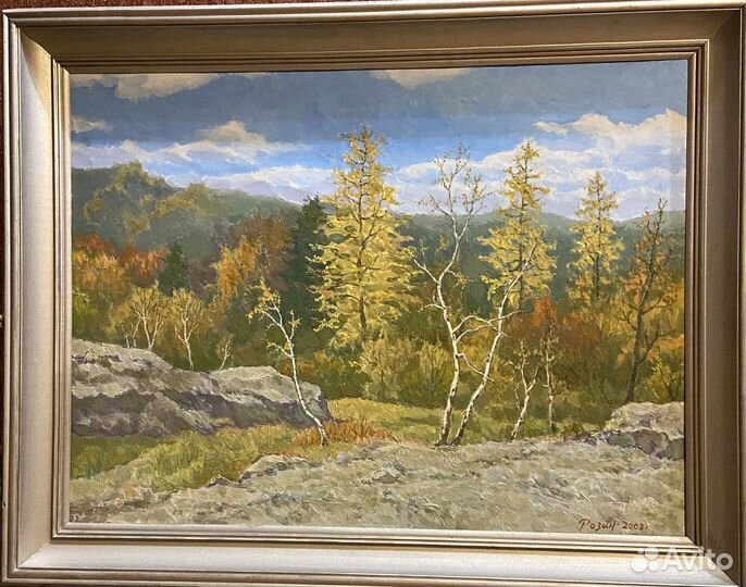 Картина маслом на холсте большая пейзаж