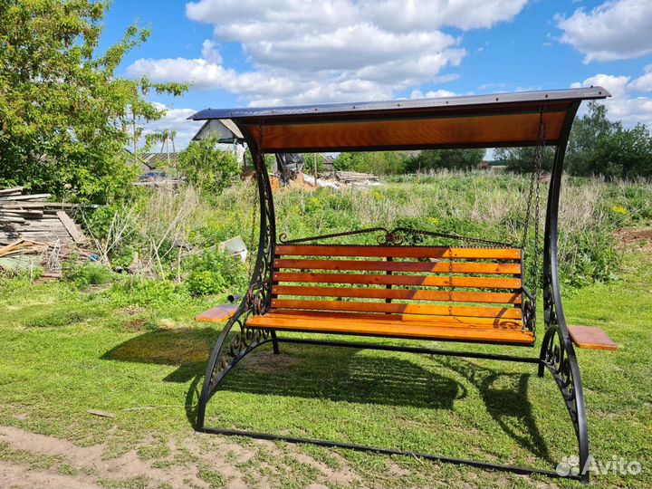 Садовые, качели кованые холодная ковка металл