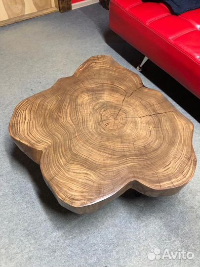 Изготовление столов из слэбов дерева
