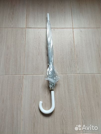 Зонт трость прозрачный бу