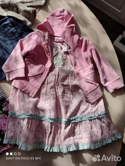 Вещи пакетом на девочку 74-80