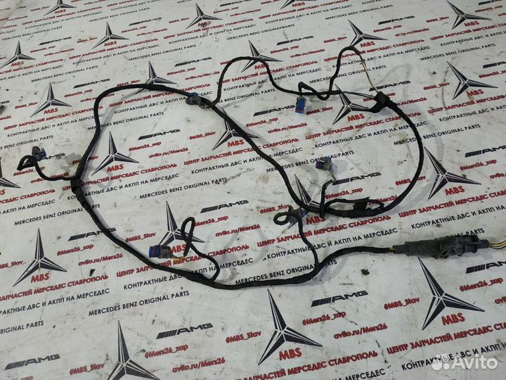 Проводка парктроников перед W211 Mercedes