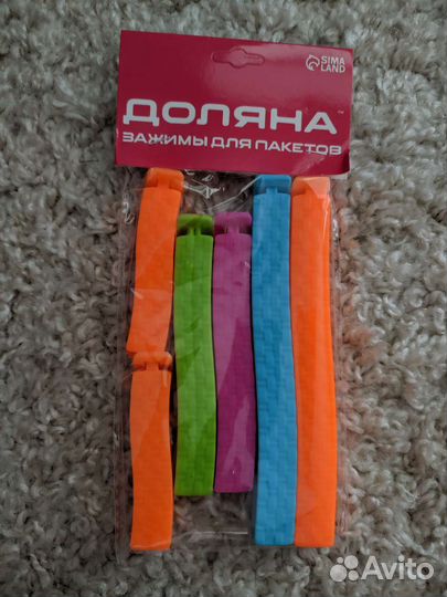 Набор зажимов 6 шт