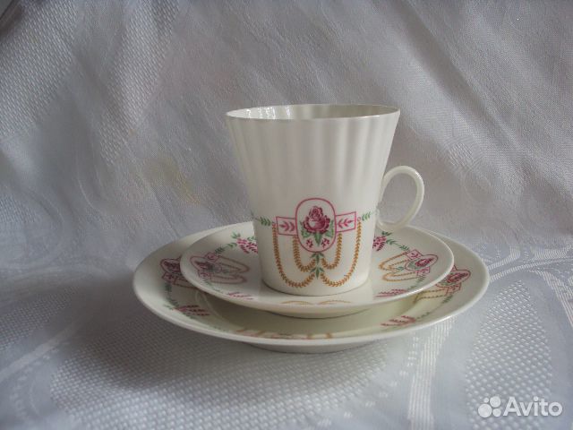 Кофейная пара Костяной фарфор