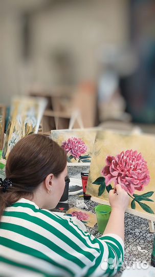 Мастер-класс по живописи акрилом