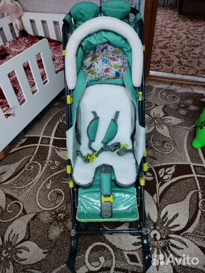 Детские санки коляска ника 7-7