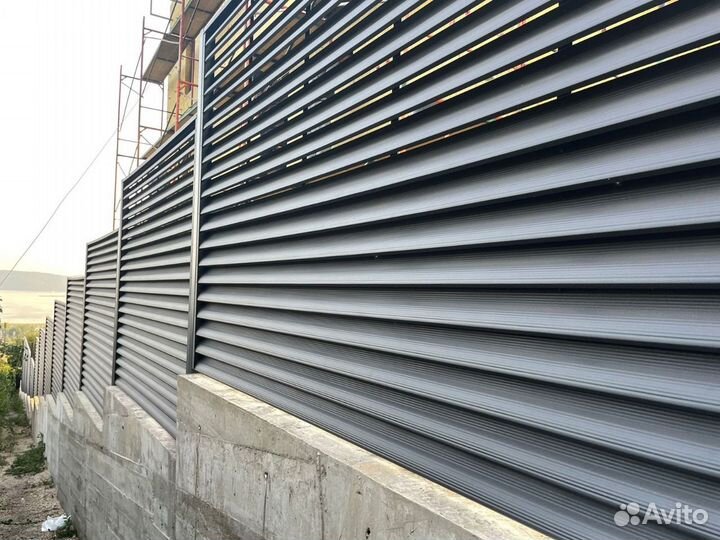 Заборы жалюзи