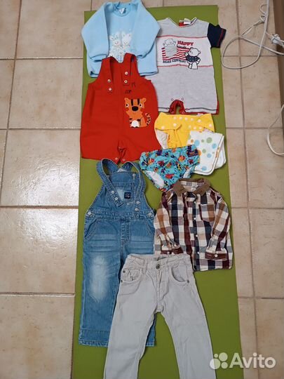 Пакет вещей на мальчика 86 92