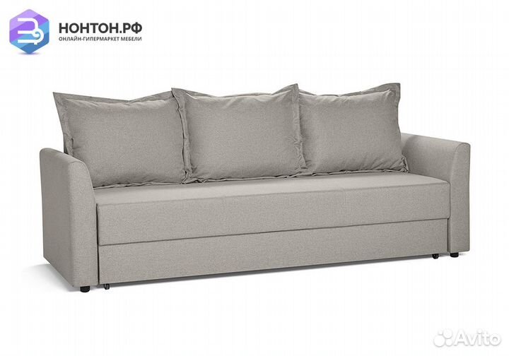 Диван еврокнижка Монца светло-коричневый