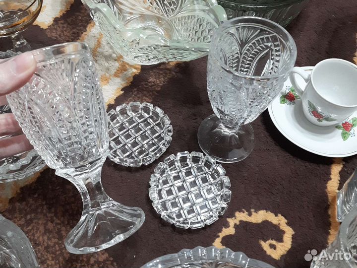 Рог СССР хрусталь посуда