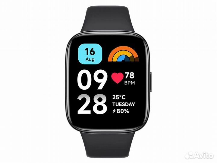Умные часы Xiaomi Redmi Watch 3 Active, черные