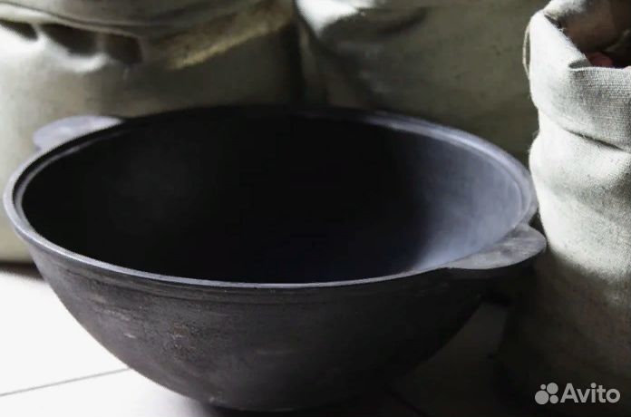 Казан узбекский чугунный 12 литров Новый