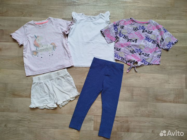 Футболка Next шорты платье лонгслив 110 116