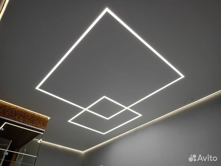 Натяжные потолки в Тюмени, ремонт, слив воды