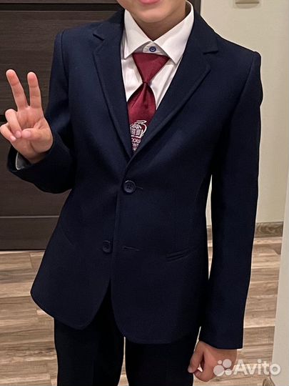 Пиджак (костюм) для мальчика школьный