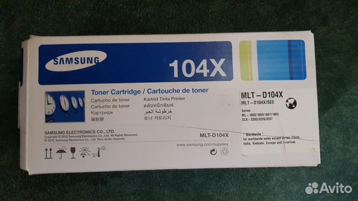 Картридж MLT-D104X для лазерного принтера Samsung