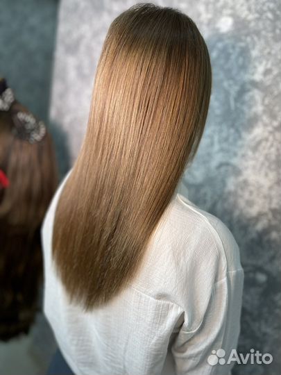 Наращивание волос на трессах