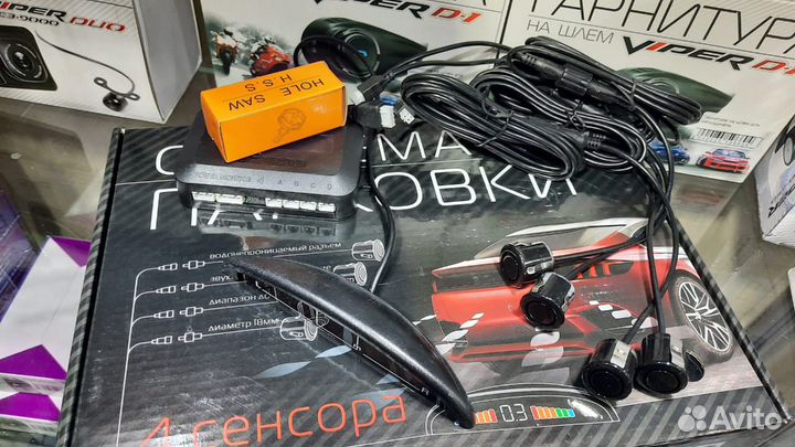 Парктроники задние на 4 шт парктроника