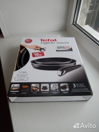 Набор посуды tefal Ingenio 04238840 черный 24/28