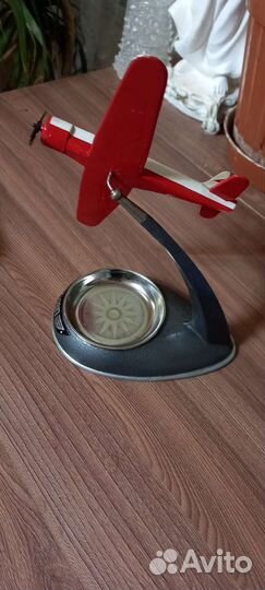 Пепельница металл СССР самолет як18п
