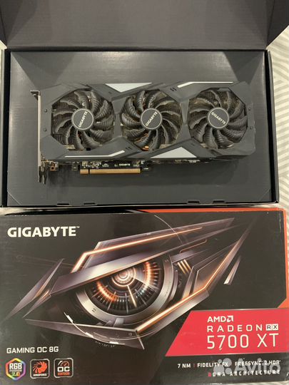 Видеокарта rx 5700 xt gigabyte 8 GB