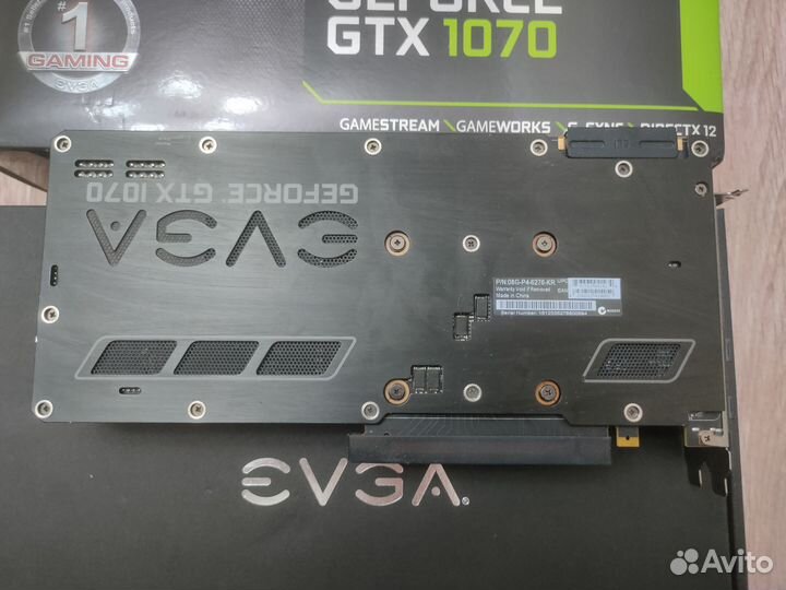 Видеокарта GTX 1070 evga ftw