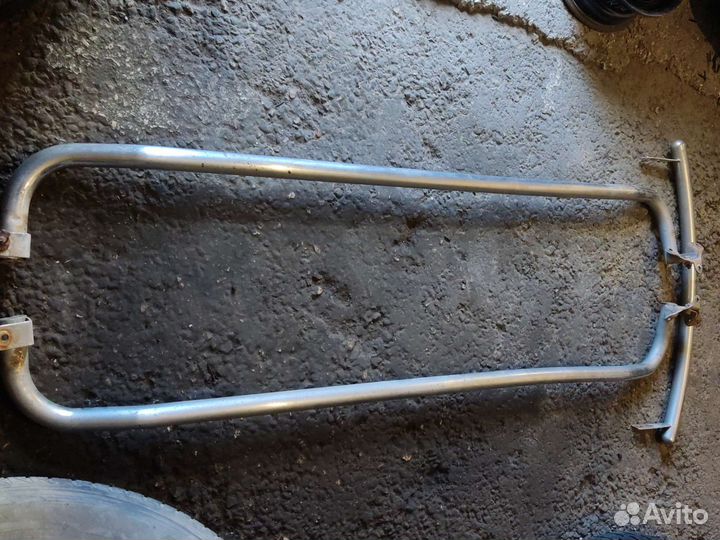 Пороги и защита переднего бампера Субару требика