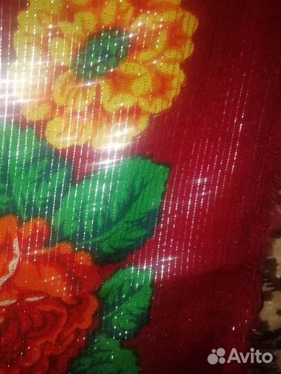 Платок большой с люрексом СССР