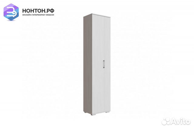 Шкаф двухстворчатый в прихожую №3 ясень анкор свет