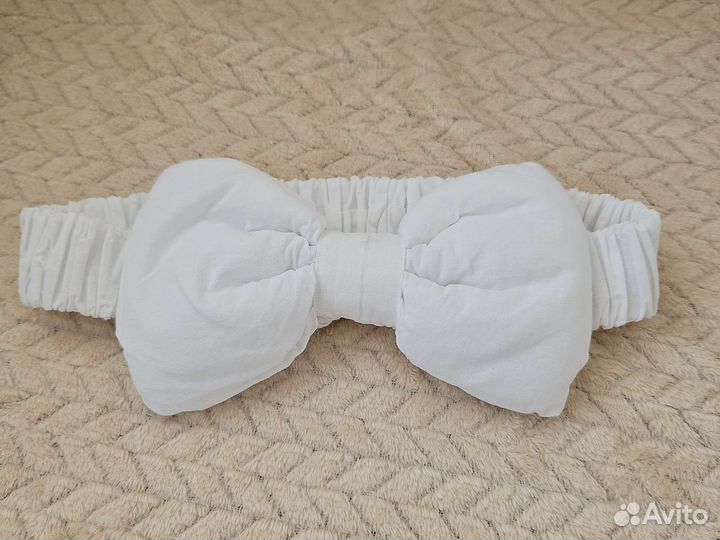 Бант для выписки на резинке как новый