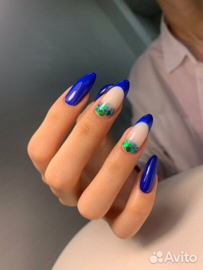 Наращивание ногтей гель лак