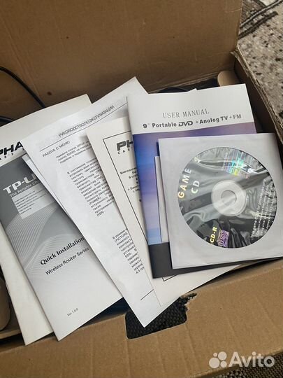 Портативный dvd плеер на детали