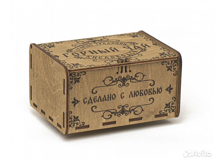 Чай горный. Чай из трав. деревянная коробочка. опт