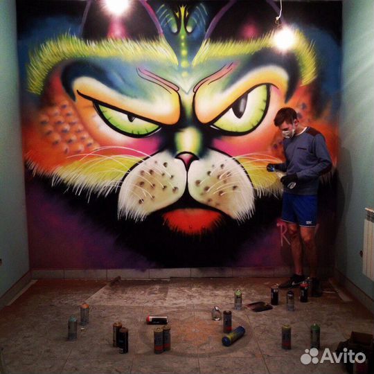 Художественное оформление, роспись стен, граффити