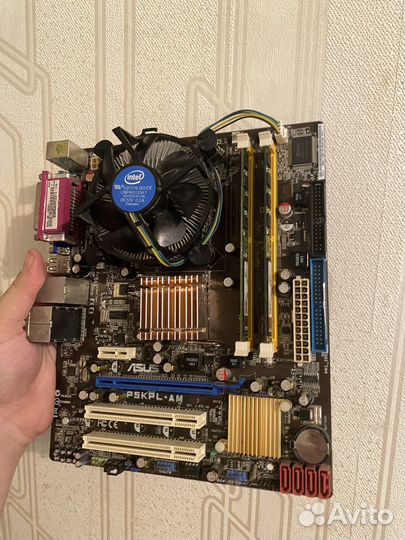 Материнская плата 775 комплект