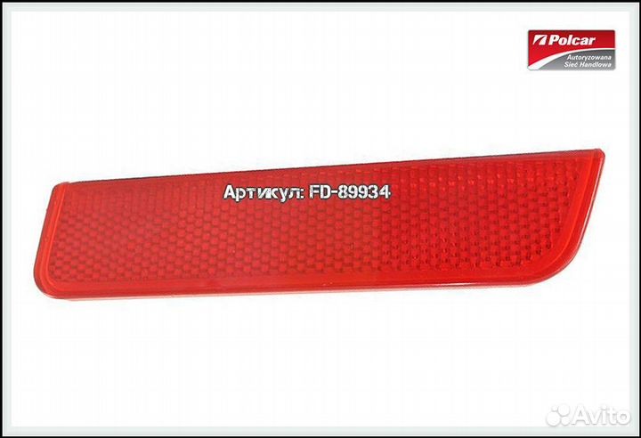 Отражатель заднего бампера рено Duster