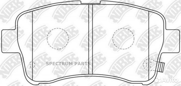 Nibk PN9461 Колодки NiBK PN9461
