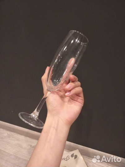 Фужер/ бокал для шампанского, 2 набора по 2шт