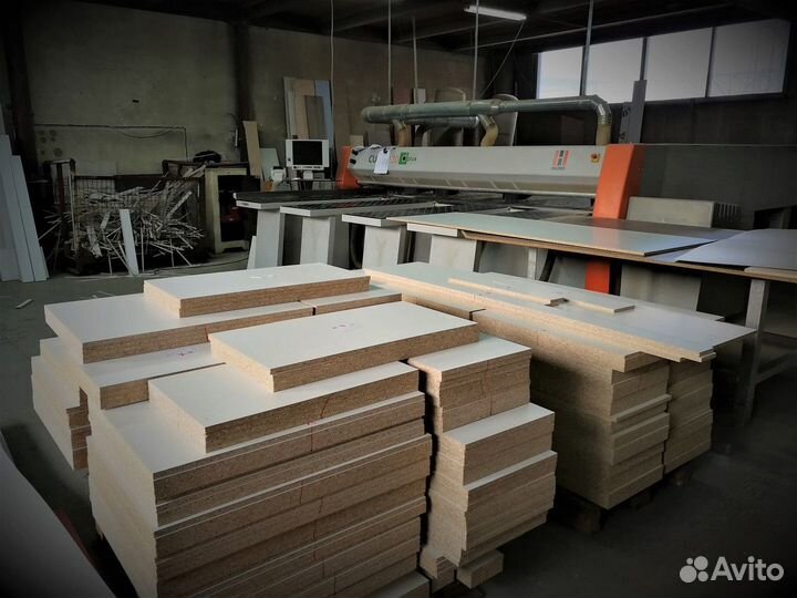 Распил лдсп на мебельные детали Кромление Присадка