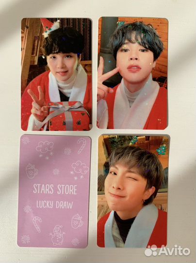 Голограммные карты bts от stars store, lucky draw