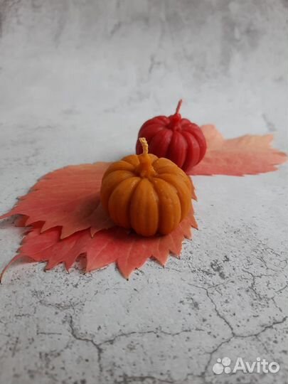 Мини тыковка свеча