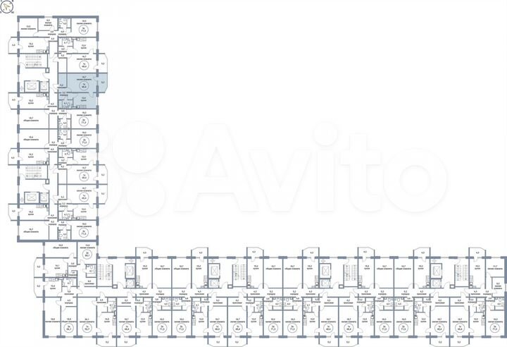 1-к. квартира, 48,4 м², 4/17 эт.