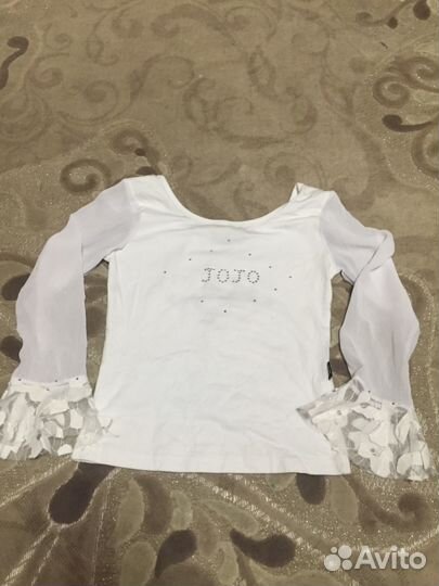 Белая кофта на 6 лет