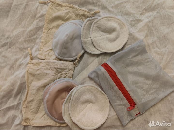 Многоразовые прокладки для груди 2 комплекта