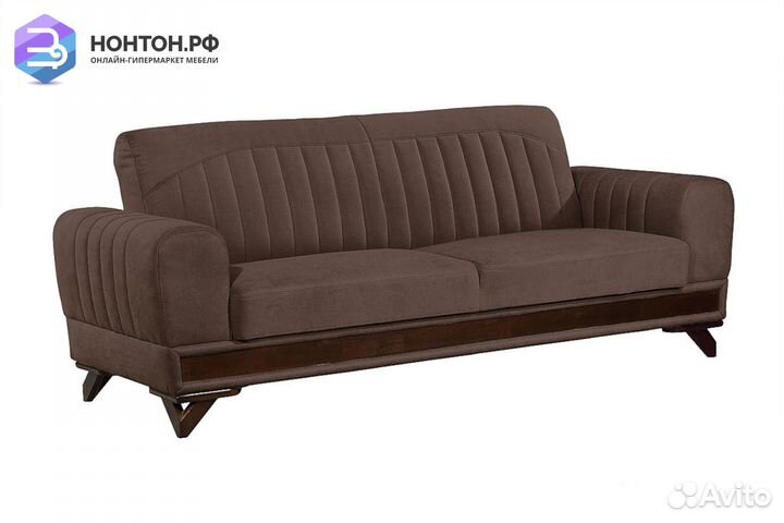 Диван книжка Тиффани коричневый