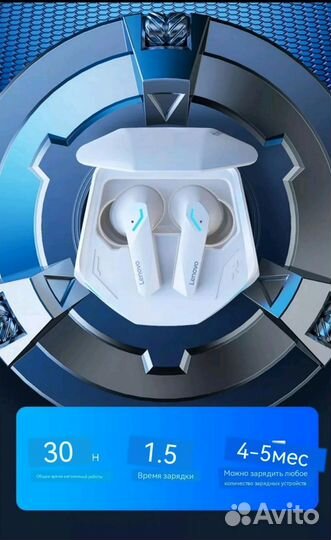 Блютуз наушники Lenovo